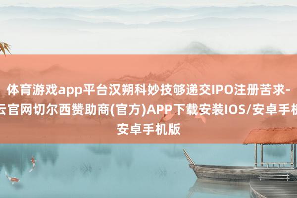 体育游戏app平台汉朔科妙技够递交IPO注册苦求-开云官网切尔西赞助商(官方)APP下载安装IOS/安卓手机版