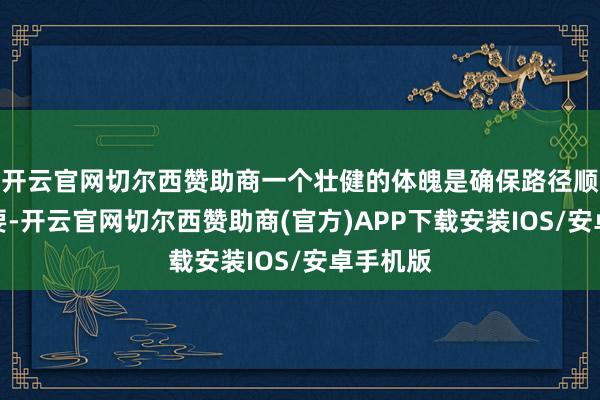 开云官网切尔西赞助商一个壮健的体魄是确保路径顺利的重要-开云官网切尔西赞助商(官方)APP下载安装IOS/安卓手机版
