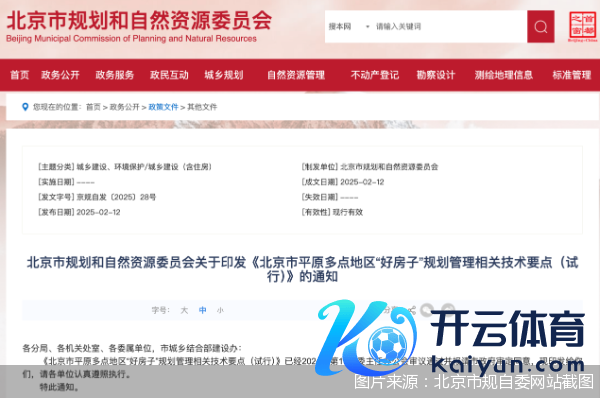 图片起首：北京市规自委网站截图